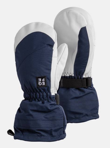 Navy blue on sale ski mittens