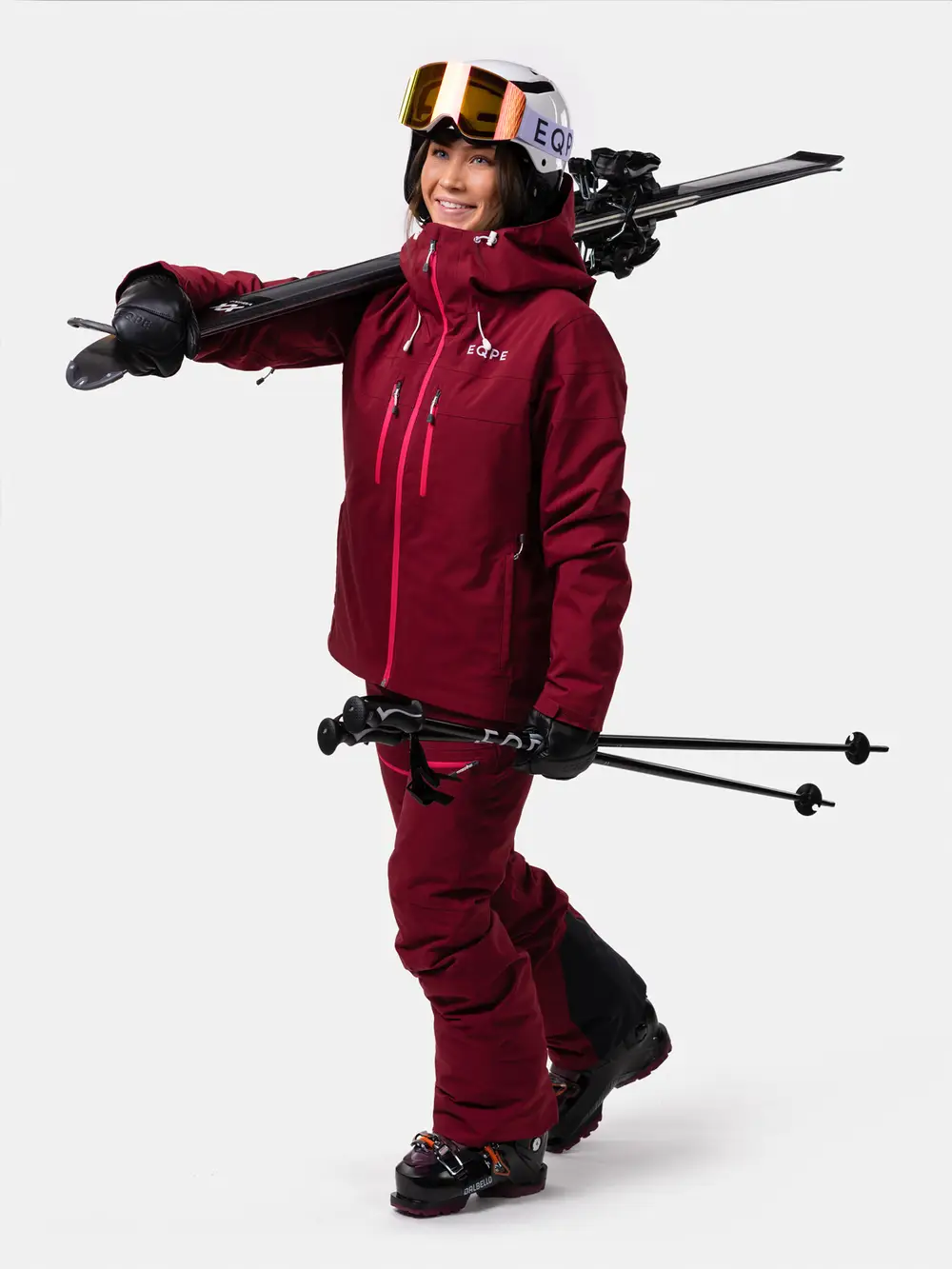 Gida 3.0 White Ski set for women