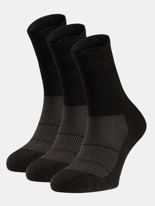 Active Sock SR Deep Black 3-pack