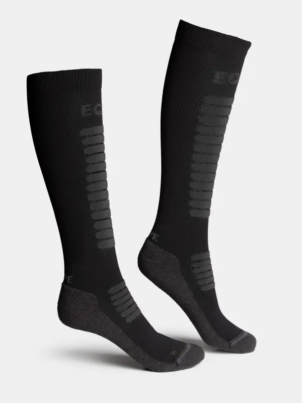 Slievar Compression Sock SR Deep Black/Iron Grey