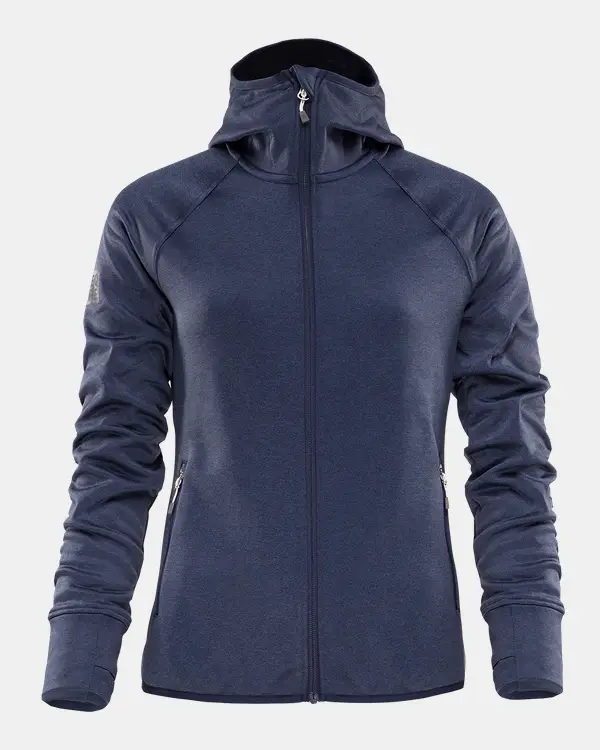 Gida Fleece Hood W Navy Blazer Melange