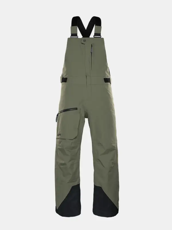 Qanuk Bib Pant JR Lichen Green