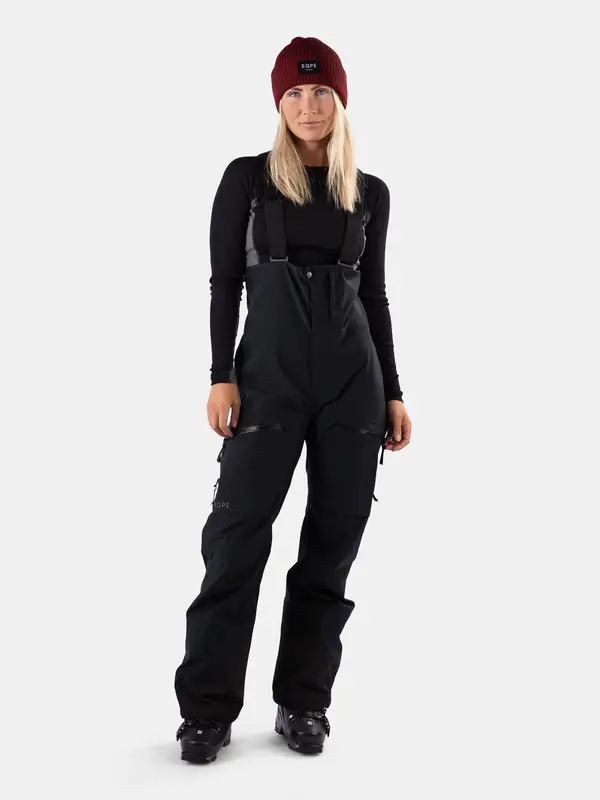 Rido Bib Shell Pant W Deep Black