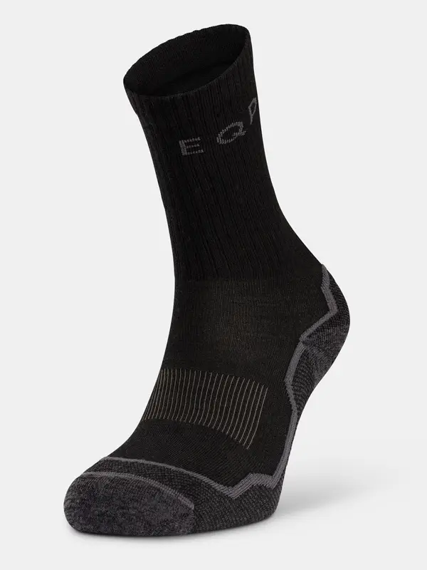 Mid Merino Sock SR Deep Black