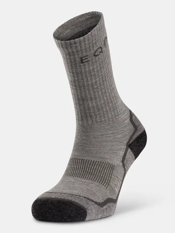 Mid Merino Sock SR Grey Melange